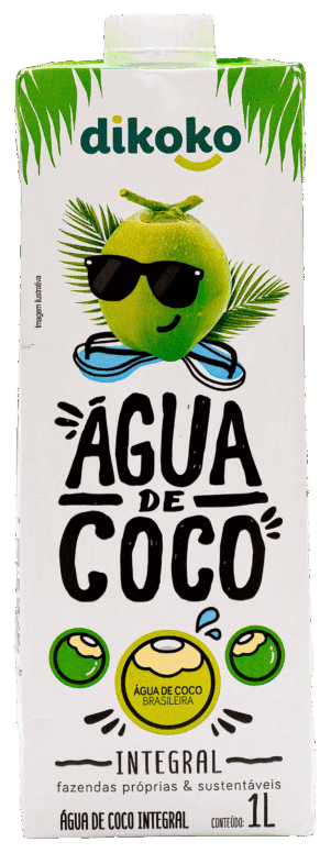 Água de coco da linha Varejo Dikoko