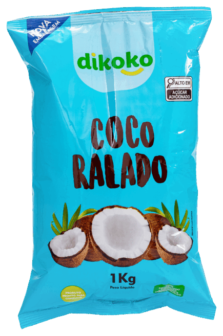 Coco ralado da linha Food Service Dikoko