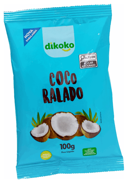 Coco ralado da linha Varejo Dikoko