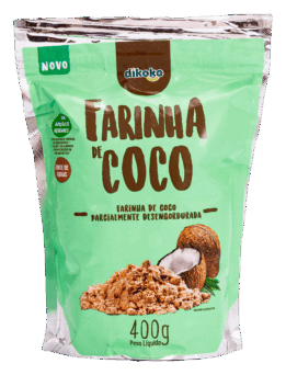 Farinha de coco da linha Food Service Dikoko