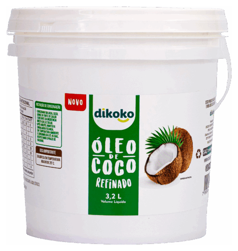 Óleo de coco da linha Food Service Dikoko