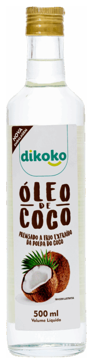 Óleo de coco da linha Varejo Dikoko