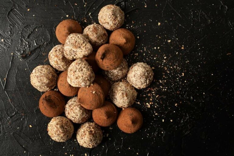 Brigadeirão com leite de coco preparado com produtos Dikoko
